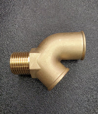 Y- adapter for low drains & ease of use when draining the boat